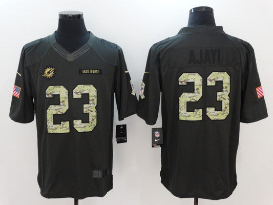 Men's Miami Dolphins Jay Ajayi #23 Black Game Player jersey