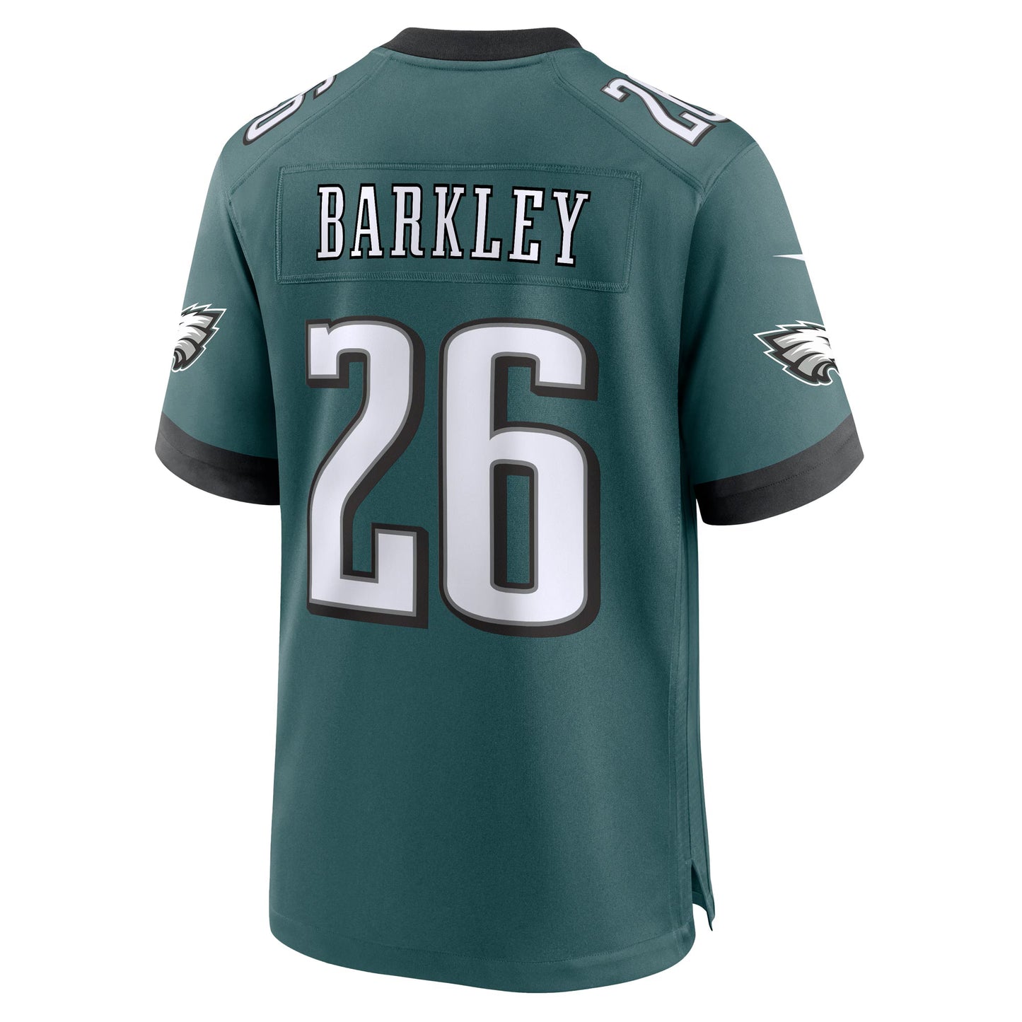 Philadelphia Eagles Saquon Barkley Midnight Green Game Player Jersey