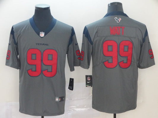 Men's Houston Texans J.J. Watt #99 Gray Inverted Legend Jersey1