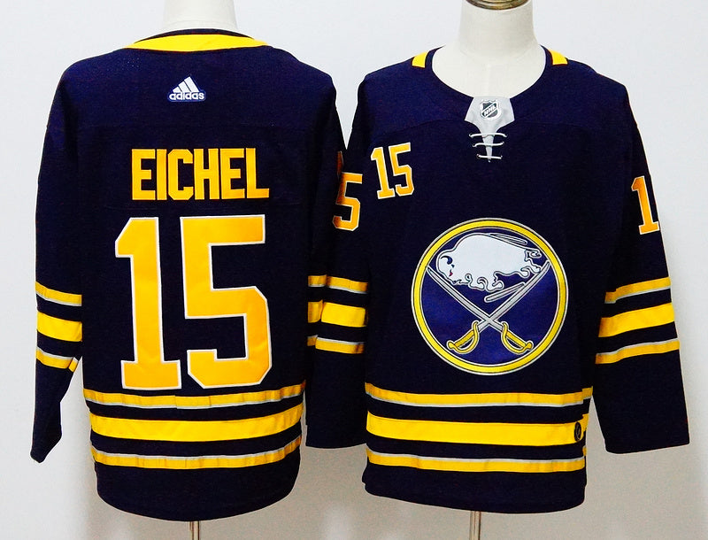 Men's Buffalo Sabres Jack eichel #15 Navy Replica Player jersey