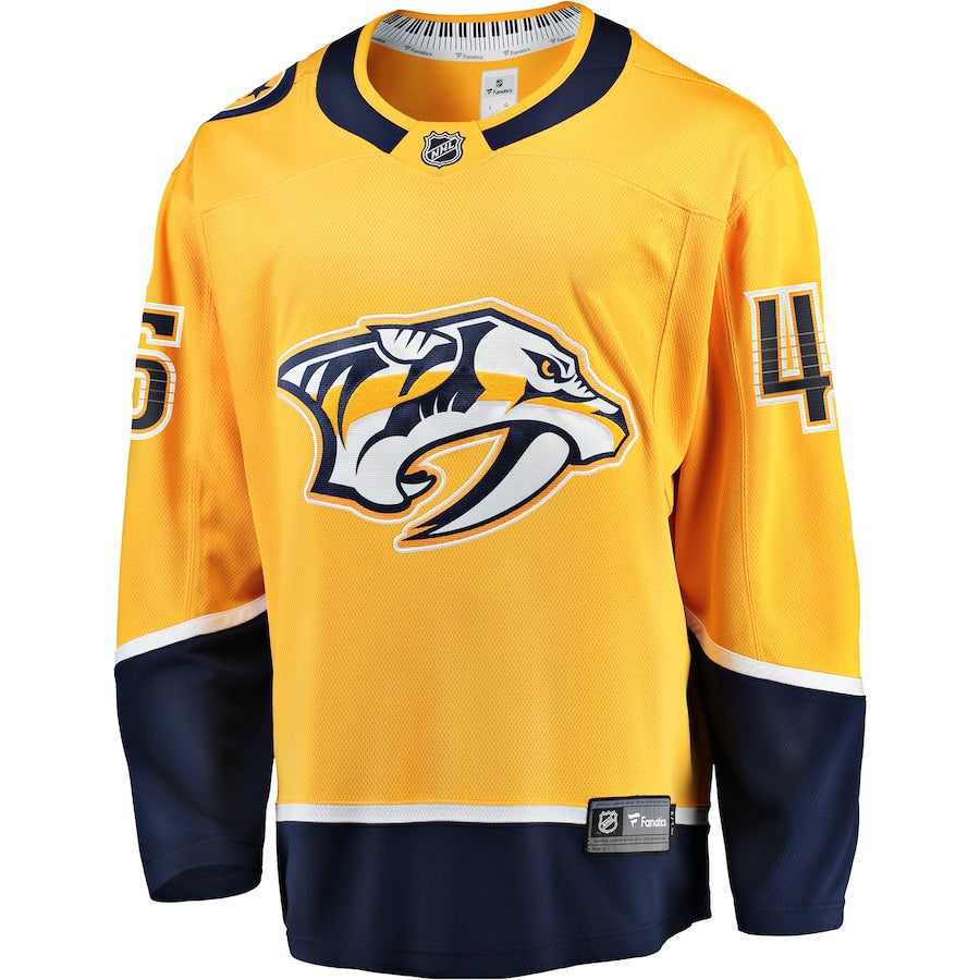 Alexandre Carrier Nashville Predators   Premier Breakaway  Jersey - Gold