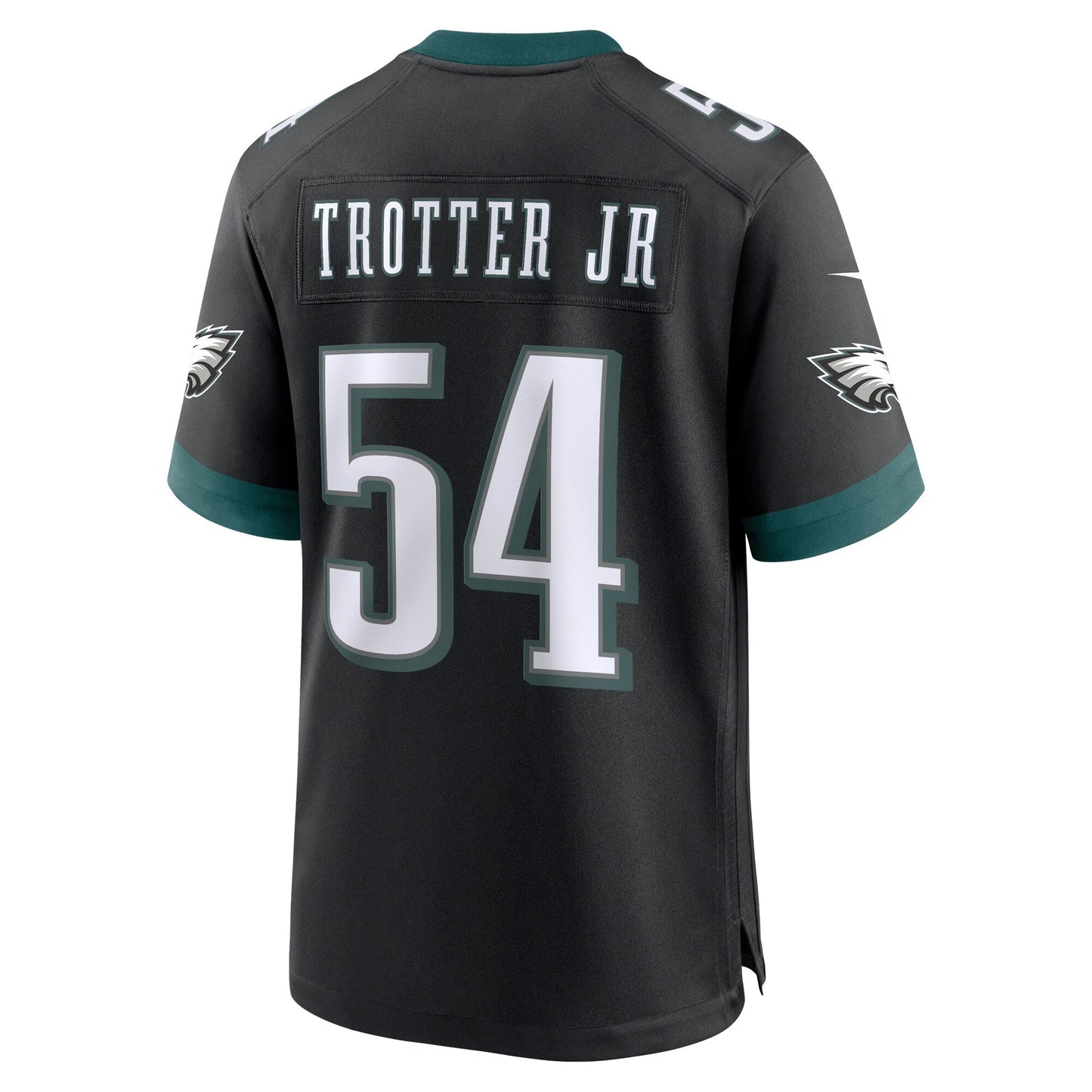 Philadelphia Eagles Jeremiah Trotter Jr. Black Alternate Game Jersey