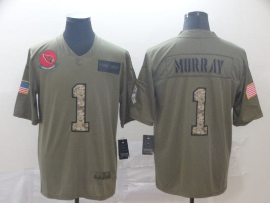 Men's Arizona Cardinals Kyler Murray #1 Brown Player Game Jersey1