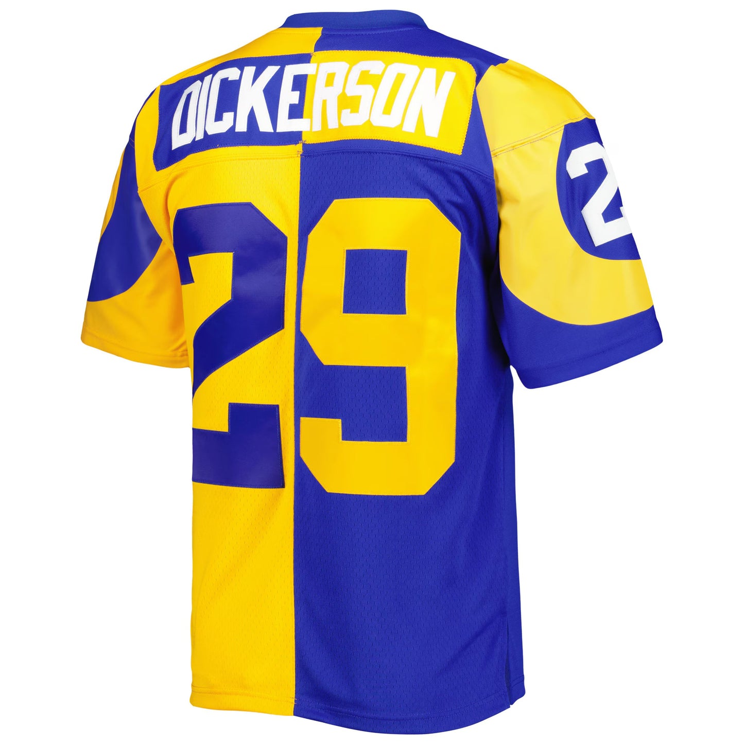 Los Angeles Rams Eric Dickerson Mitchell & Ness Royal/Gold 1984 Split Legacy Replica Jersey