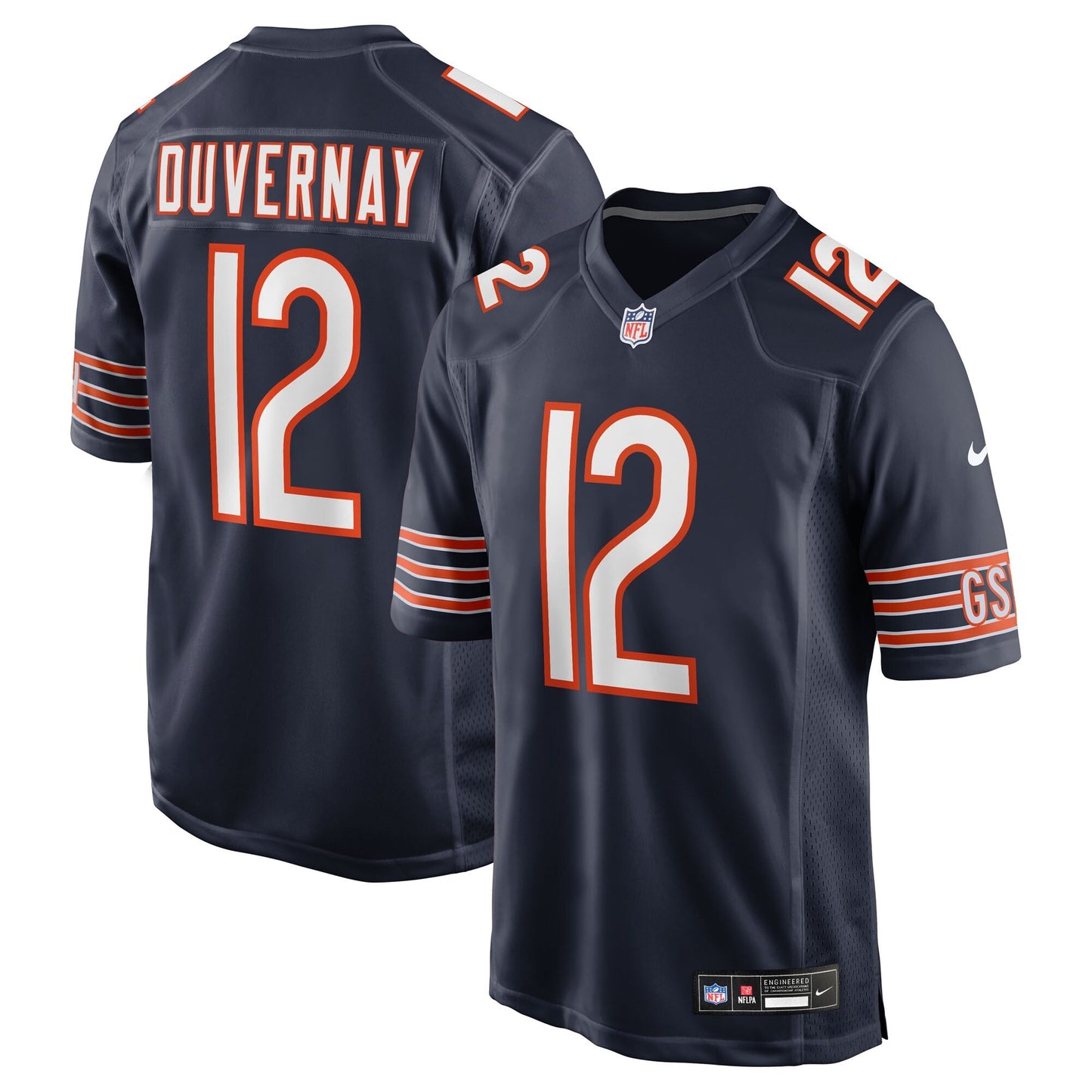 Chicago Bears Devin Duvernay Navy Team Game Jersey