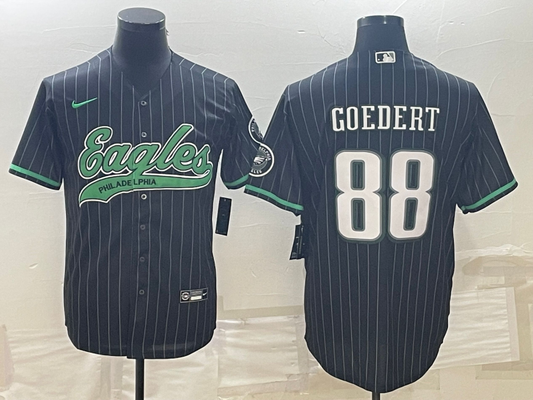 Men's Philadelphia Eagles Dallas Goedert #88 Black Player jersey Joint Edition
