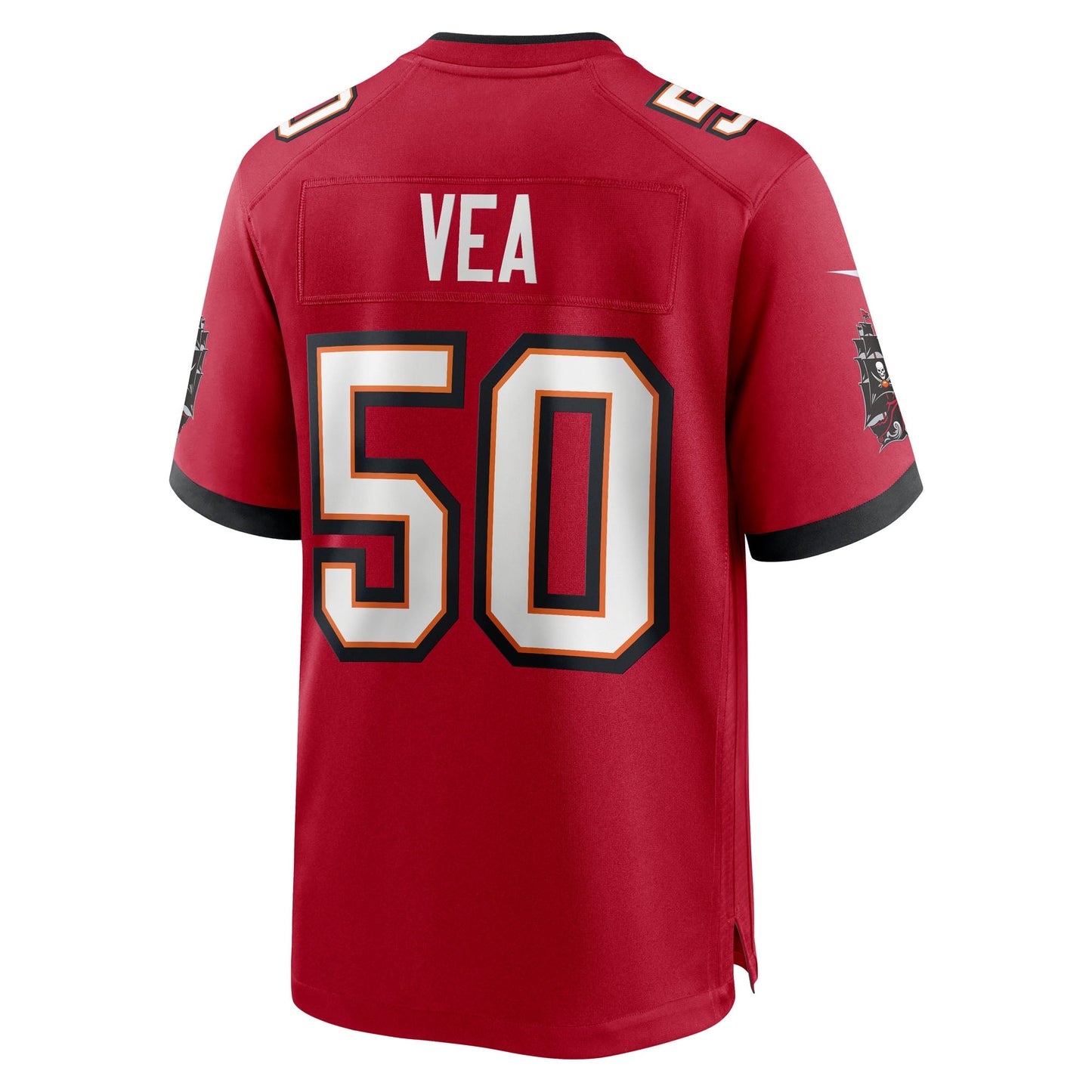 Tampa Bay Buccaneers Vita Vea Red 50th Season Team Game Jersey
