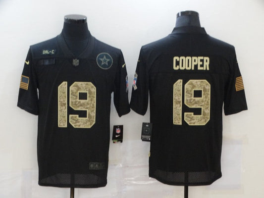 Men's Dallas Cowboys #19 Amari Cooper Black Game Player Jersey1