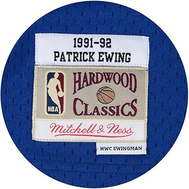 Mitchell & Ness Men's Patrick Ewing New York Knicks NBA Throwback HWC Jersey