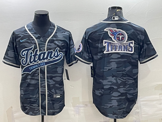 Men's Tennessee Titans Gray Camouflage Fashion jersey