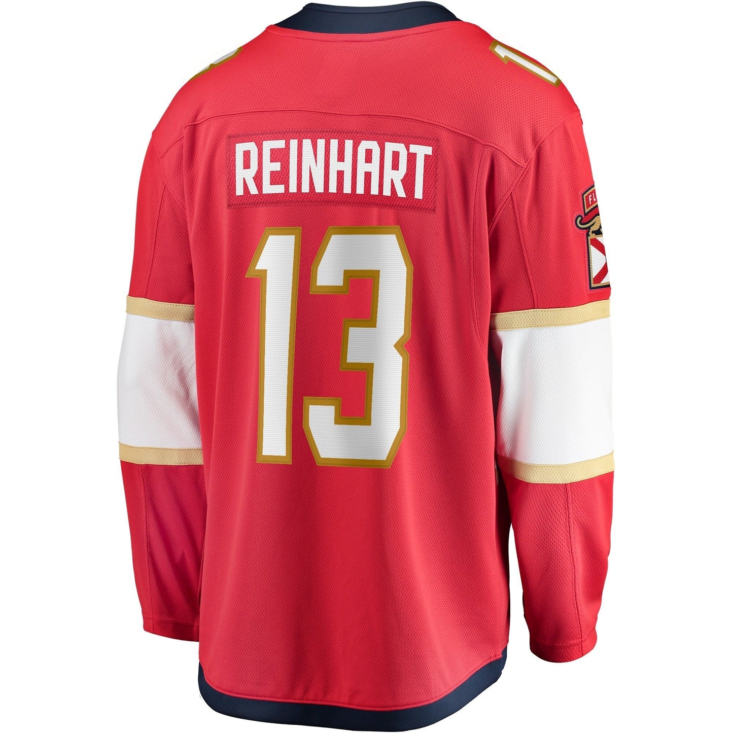 Sam Reinhart Florida Panthers   Home 2024 Stanley Cup Champions Breakaway  Jersey Red
