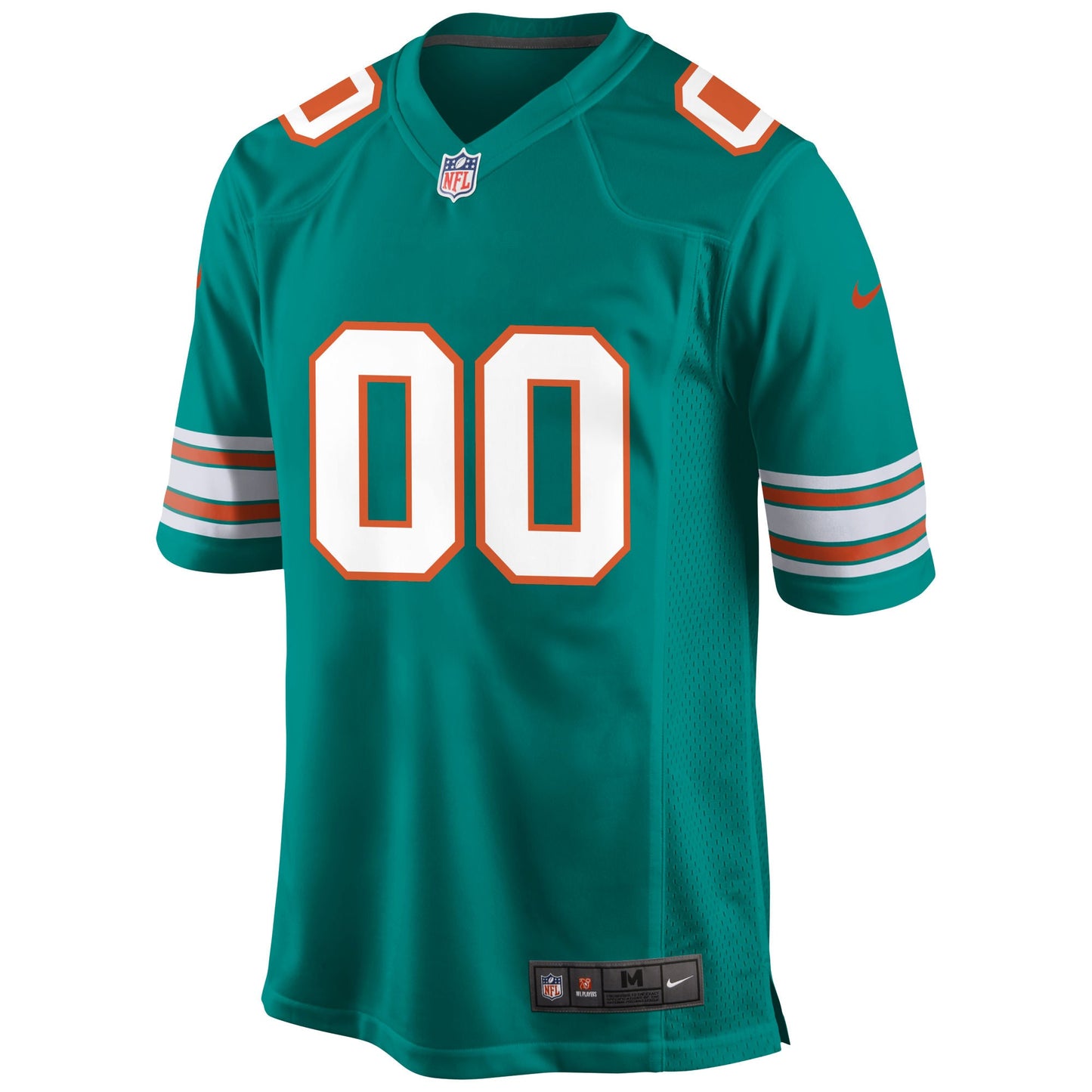 Miami Dolphins Aqua Alternate Custom Game Jersey