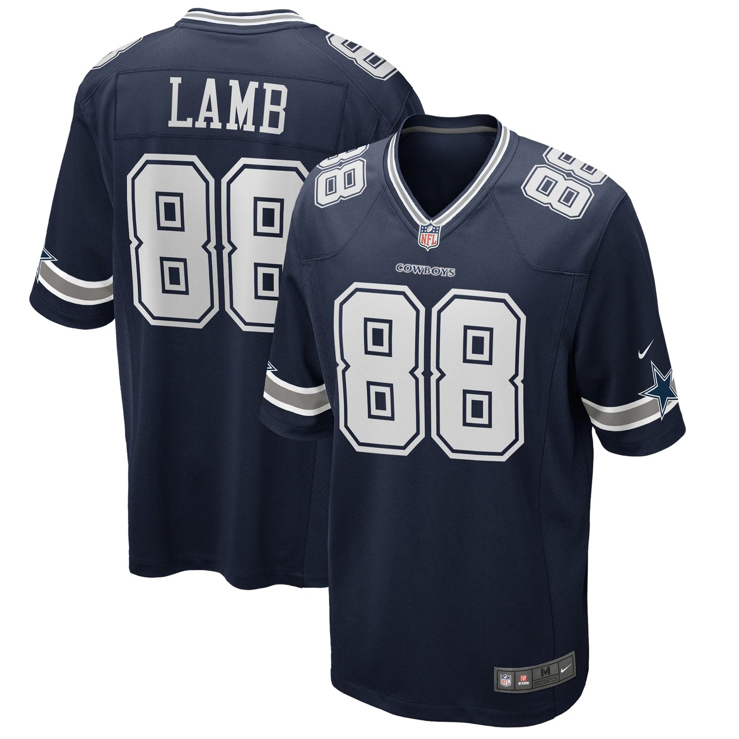 Dallas Cowboys CeeDee Lamb Navy Game Jersey
