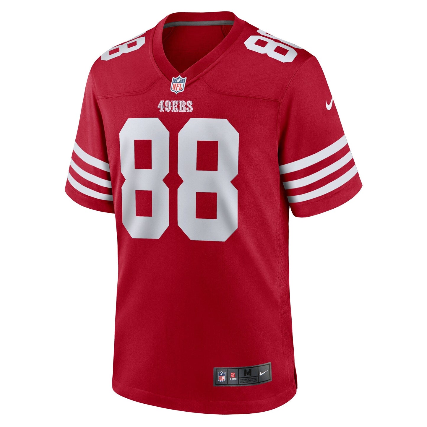San Francisco 49ers Jake Tonges Scarlet Team Game Jersey