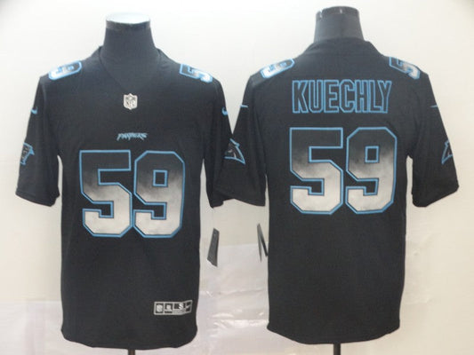 Men's Carolina Panthers #59 Luke Kuechly Black Game Jersey1