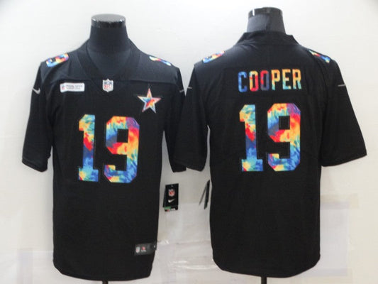 Men's Dallas Cowboys Amari Cooper #19 Black Game Player Jersey1