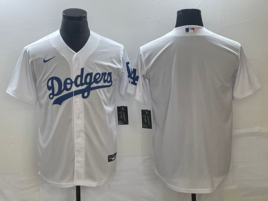 Men's Los Angeles Dodgers White Home Replica Blank jersey