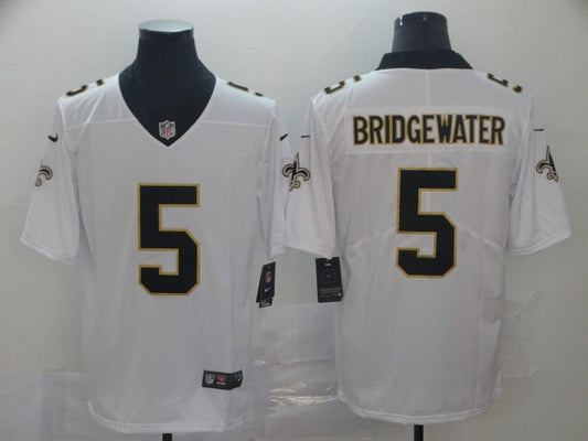 Men's New Orleans Saints Teddy Bridgewater #5 White Game jersey
