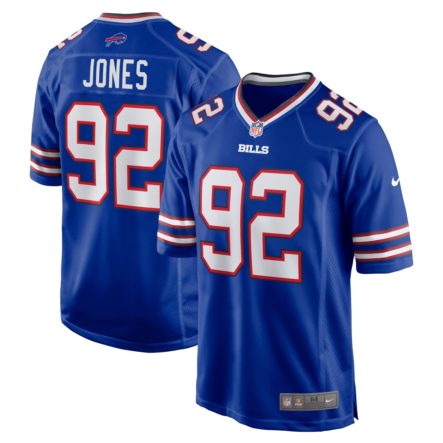 Buffalo Bills DaQuan Jones Royal Game Player Jersey