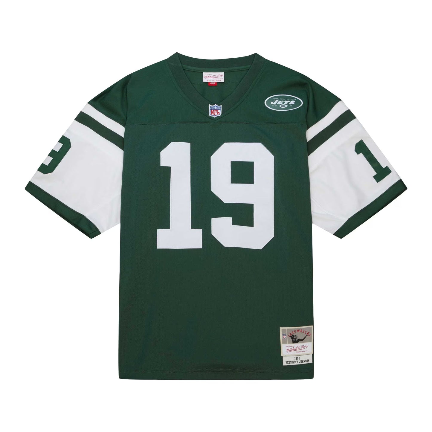 New York Jets Keyshawn Johnson Mitchell & Ness Green Legacy Replica Jersey