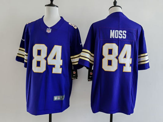 Men's Minnesota Vikings Randy Moss Nike Jersey -  Retro Purple