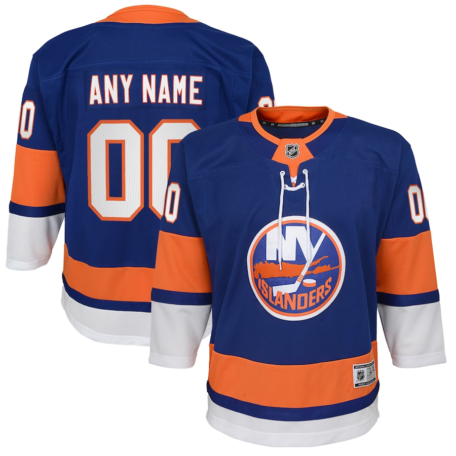Men's New York Islanders Fanatics Branded Blue Home Breakaway Custom Jersey1