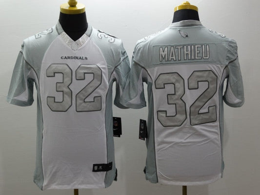Men's Arizona Cardinals Tyrann Mathieu #32 White Game Jersey1
