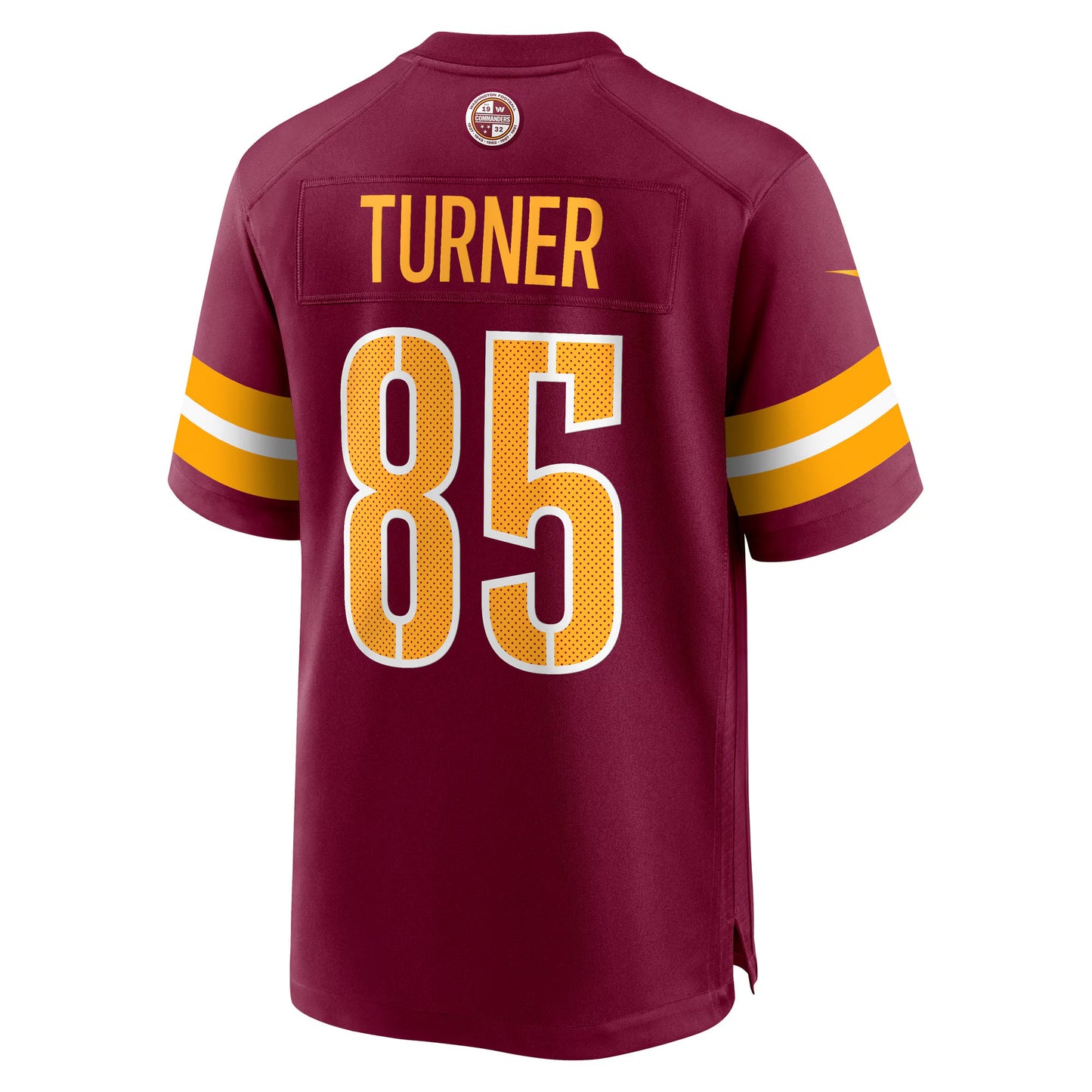 Washington Commanders Cole Turner Burgundy Player Game Jersey