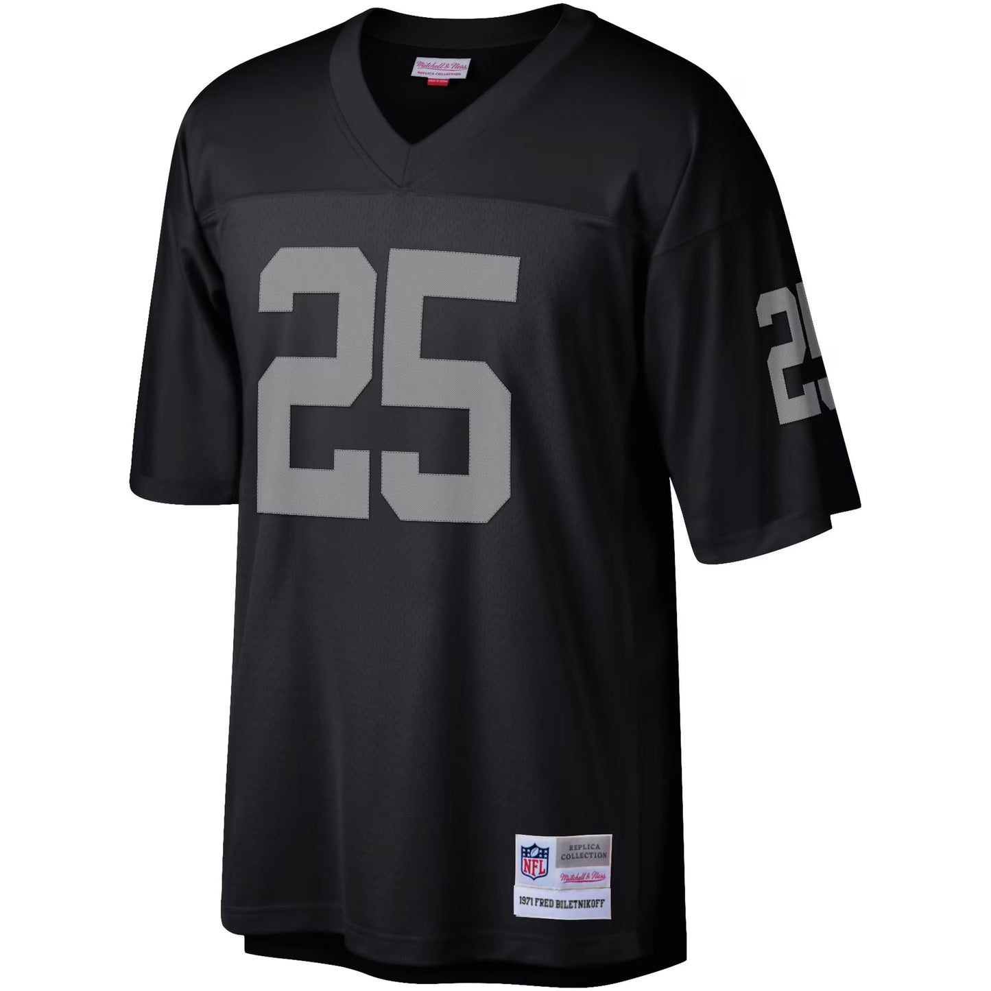 Las Vegas Raiders Fred Biletnikoff Mitchell & Ness Black Legacy Replica Jersey