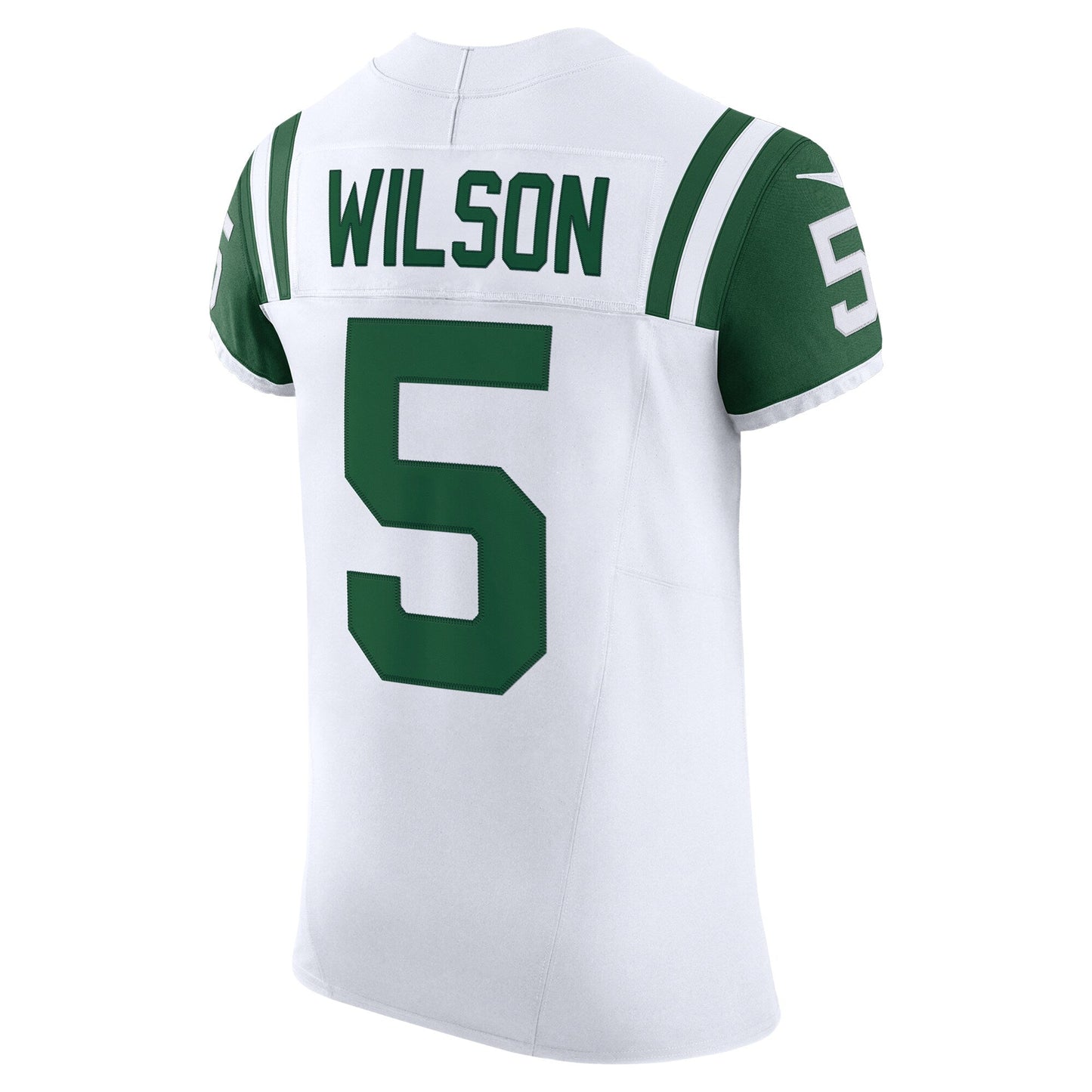 New York Jets Garrett Wilson White Classic Alternate Vapor F.U.S.E. Elite Jersey