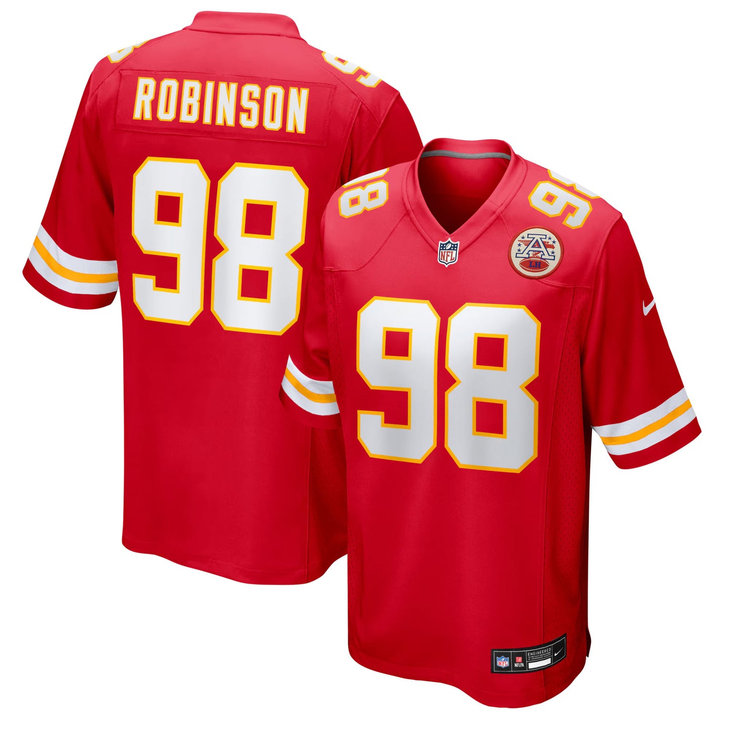 Kansas City Chiefs Janarius Robinson Red Team Game Jersey