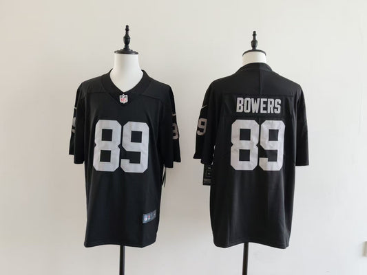 Men's Oakland Raiders Brock Bowers Jersey -  Black