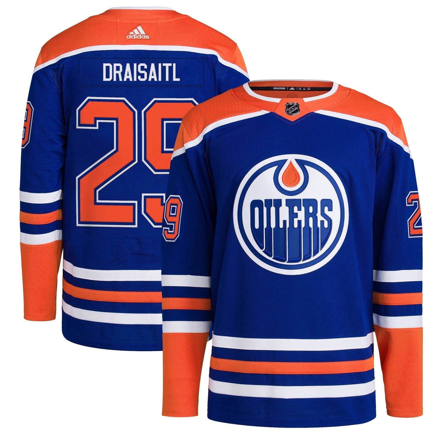 Leon Draisaitl Edmonton Oilers   Home Primegreen   Jersey - Royal