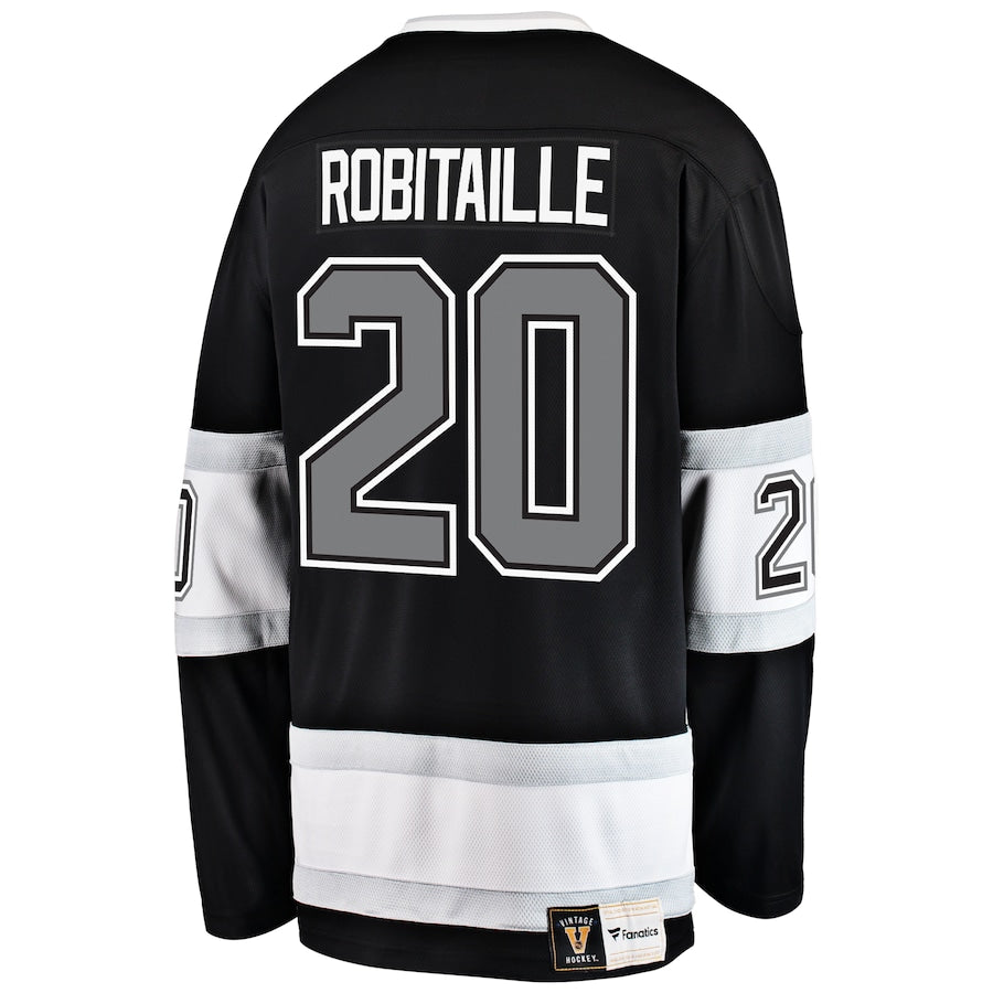 Luc Robitaille Los Angeles Kings   Premier Breakaway Retired  Jersey - Black
