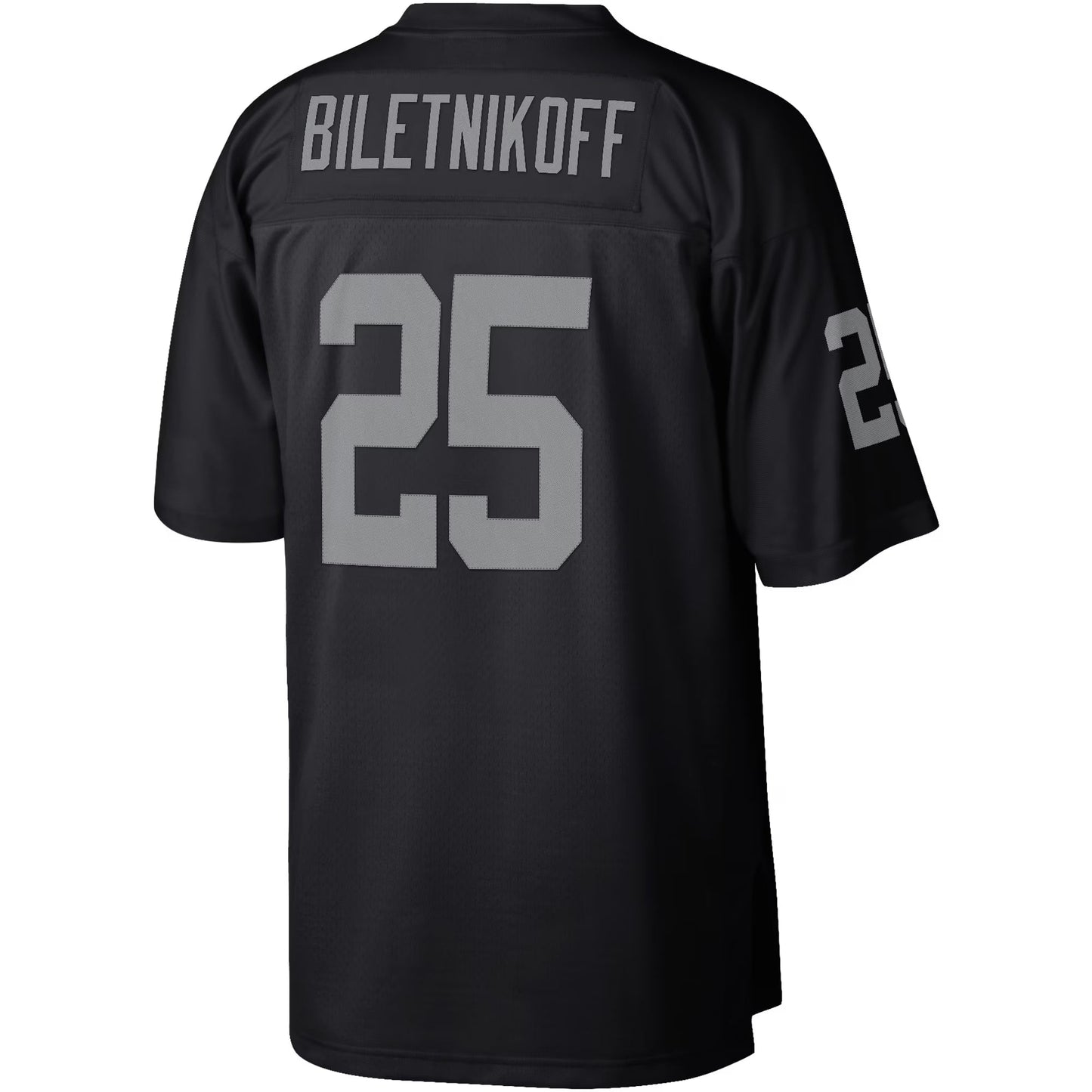 Las Vegas Raiders Fred Biletnikoff Mitchell & Ness Black Legacy Replica Jersey