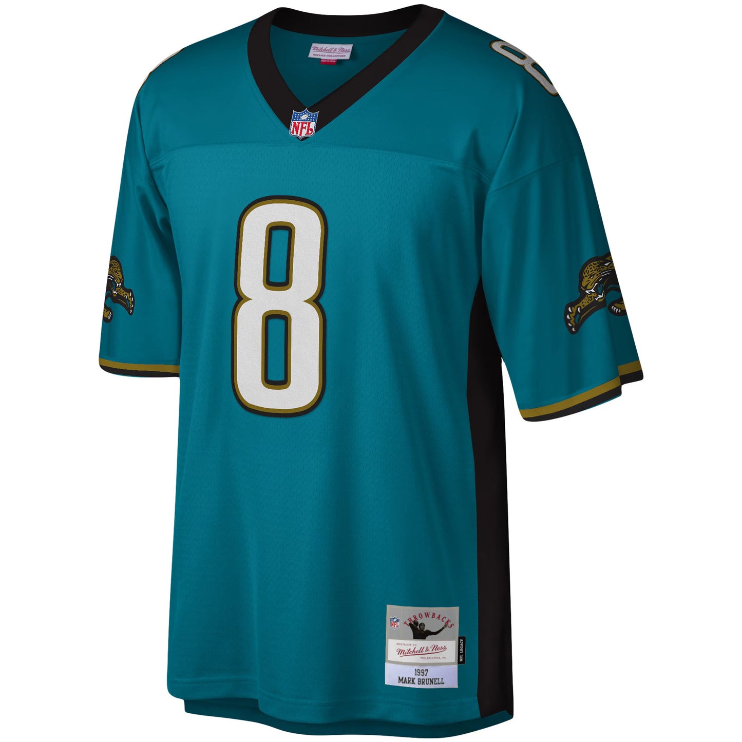 Jacksonville Jaguars Mark Brunell Mitchell & Ness Teal Legacy Replica Jersey