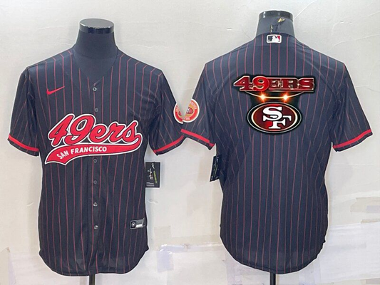 Men's San Francisco 49ers Black Game Player jersey