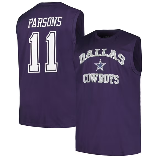 Men's  Micah Parsons Navy Dallas Cowboys