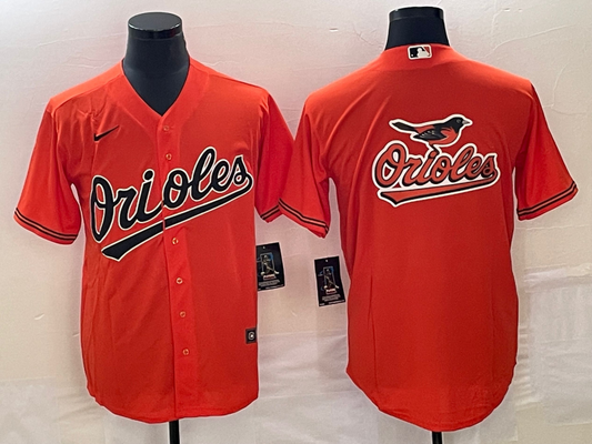 Men's Baltimore Orioles Orange Alternate Replica Team jersey