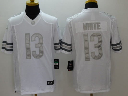 Men's Chicago Bears Kevin White #13 White Game Jersey1