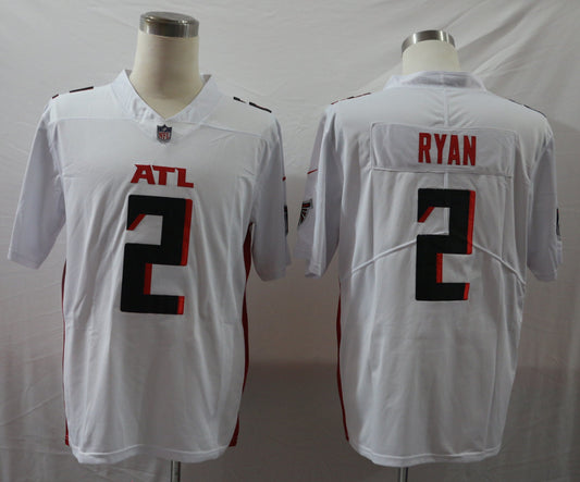 Men's Atlanta Falcons Matt Ryan #2 White Game Player Jersey1