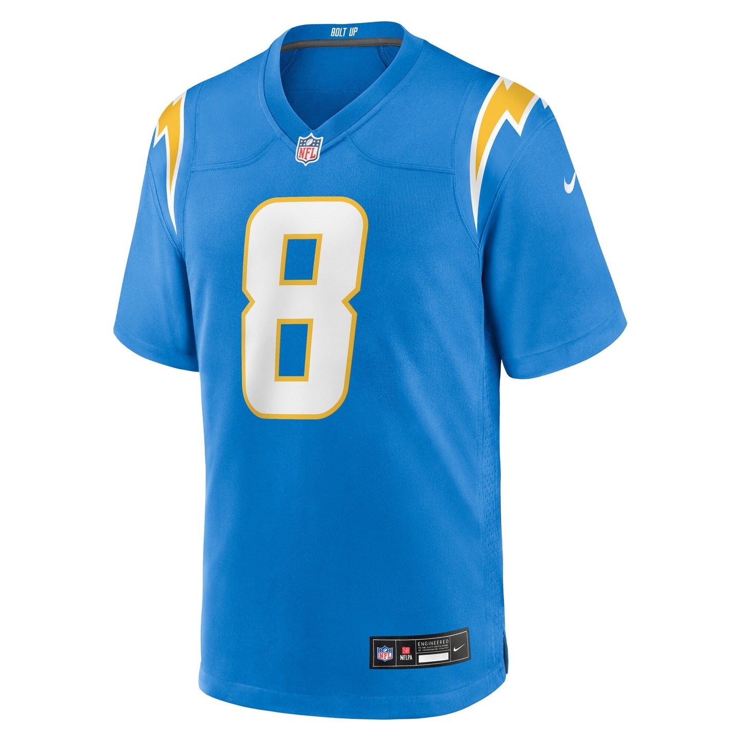 Los Angeles Chargers Omarion Hampton Powder Blue Team Game Jersey