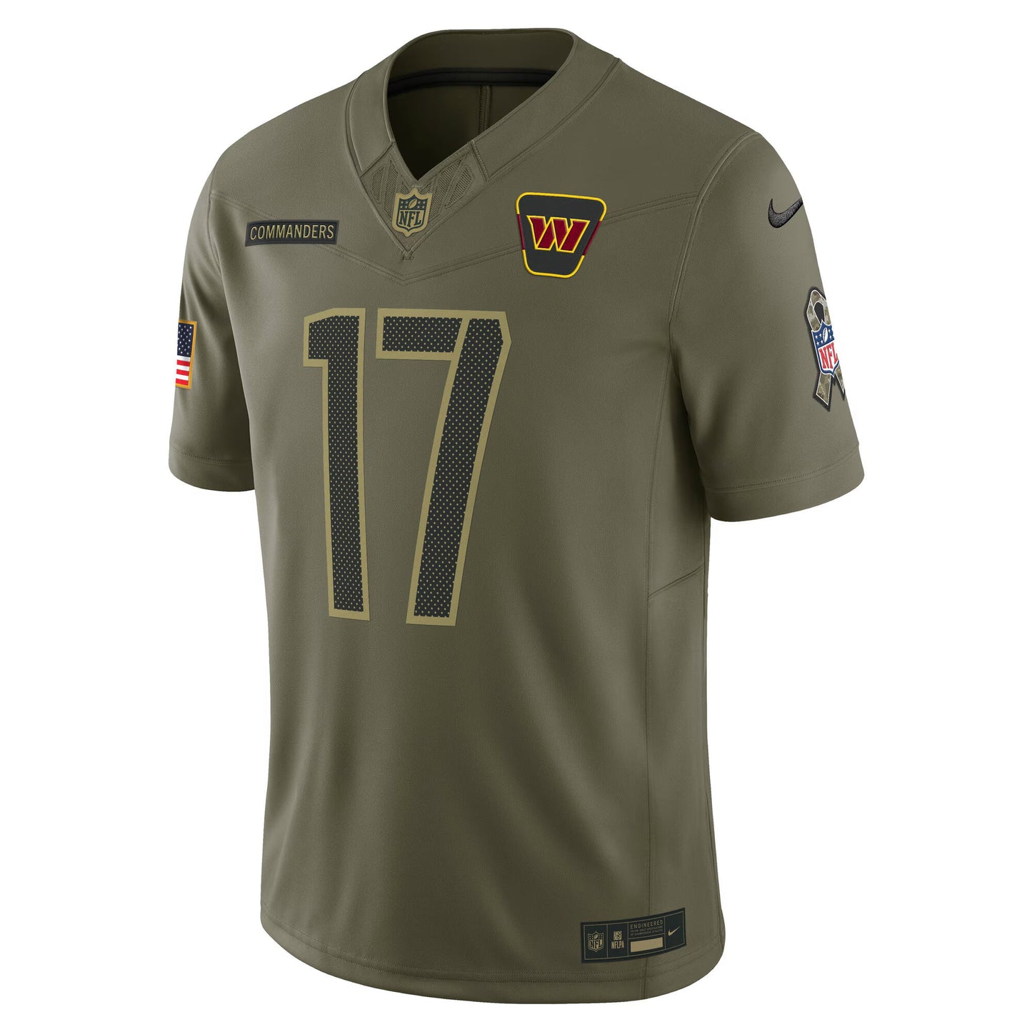 Washington Commanders Terry McLaurin Olive 2025 Salute to Service Limited Jersey