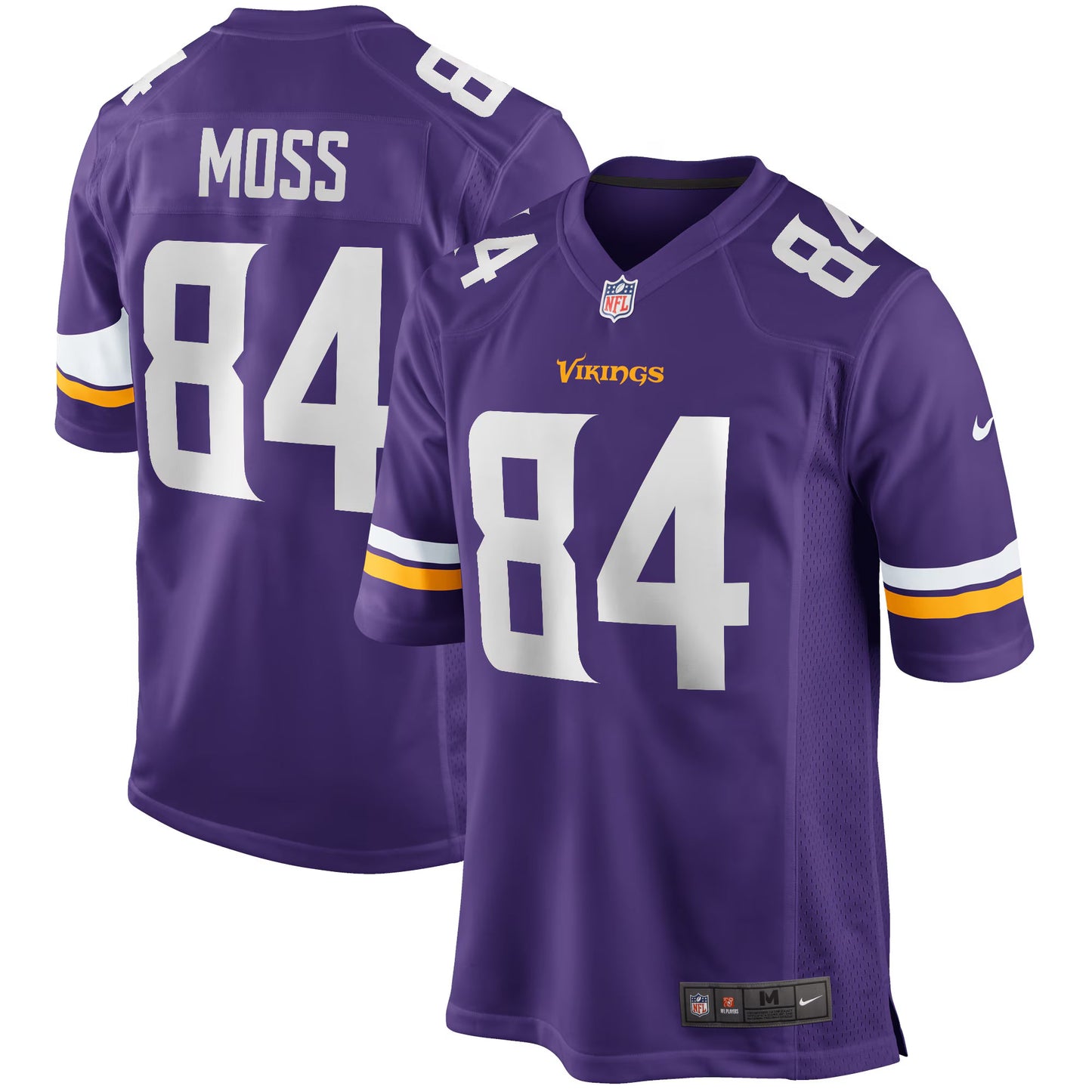 Minnesota Vikings Randy Moss Purple Game Retired Player Jersey