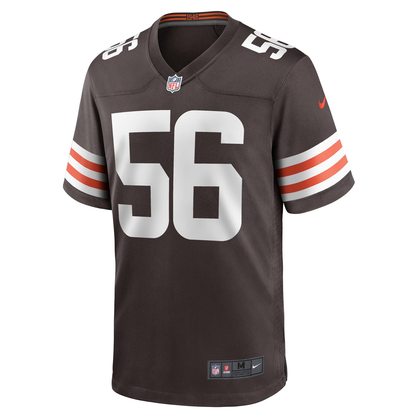 Cleveland Browns Luke Wypler Brown Team Game Jersey
