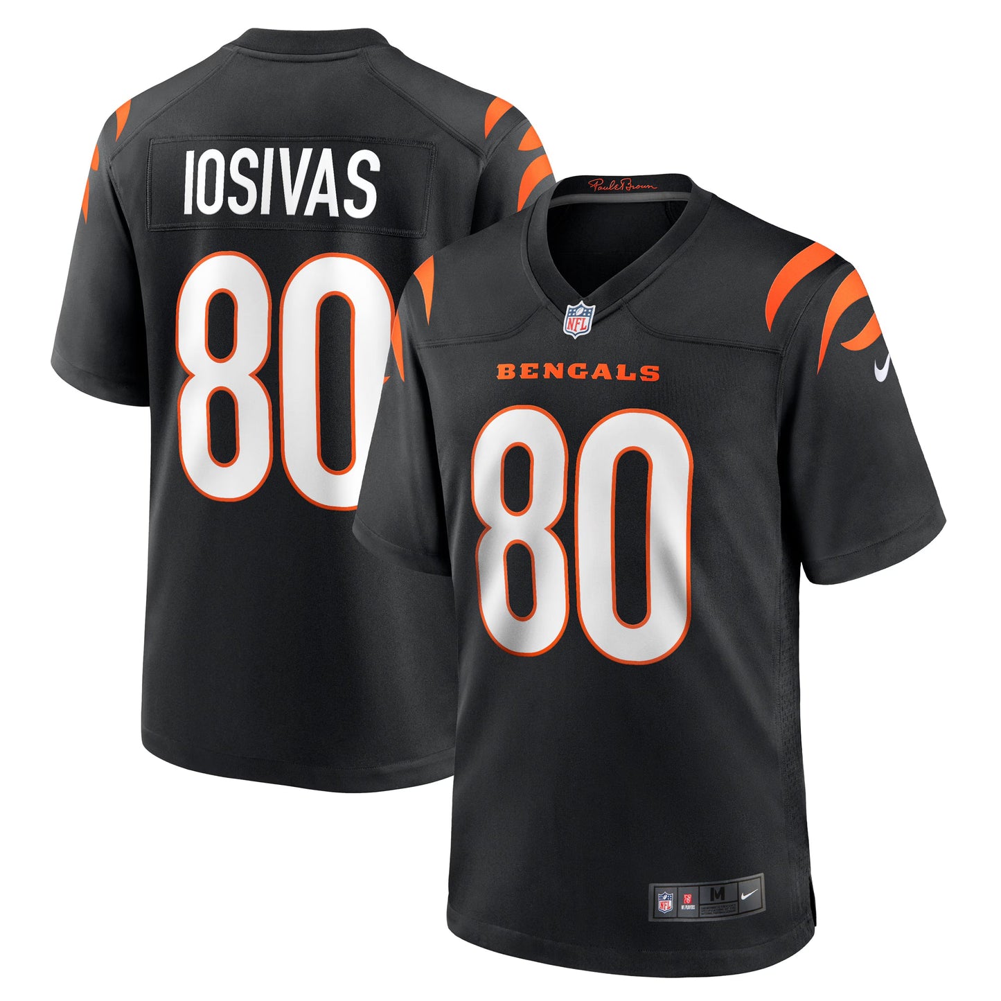 Cincinnati Bengals Andrei Iosivas Black Team Game Jersey