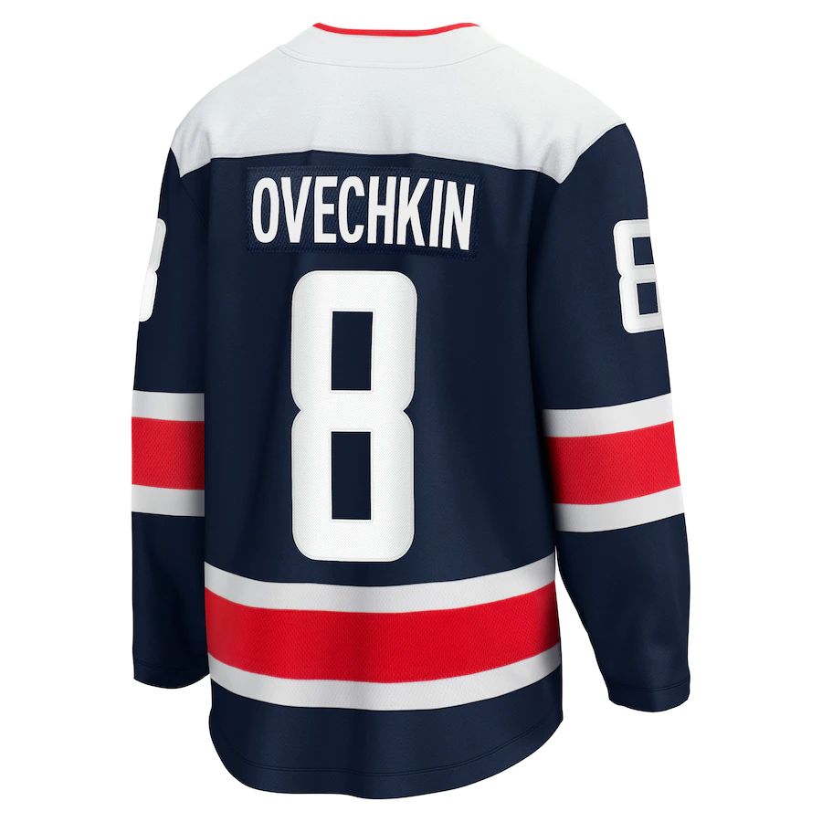 W.Capitals #8 Alex Ovechkin 2020-21 Alternate Premier Breakaway Player Jersey Navy Stitched American Hockey Jerseys