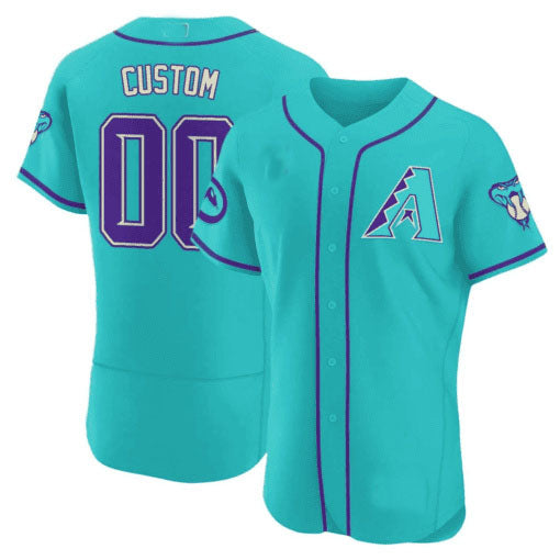 Custom Arizona Diamondbacks 2024 Teal Purple All Stitched Baseball Jersey