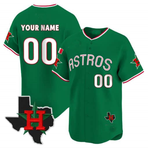 Custom Houston Astros Mexico Texas Patch Vapor Premier Limited V3 All Stitched Baseball Jersey
