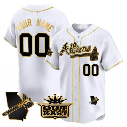 Custom Atlanta Braves Atliens Vapor Premier Limited V2 C All Stitched Baseball Jersey